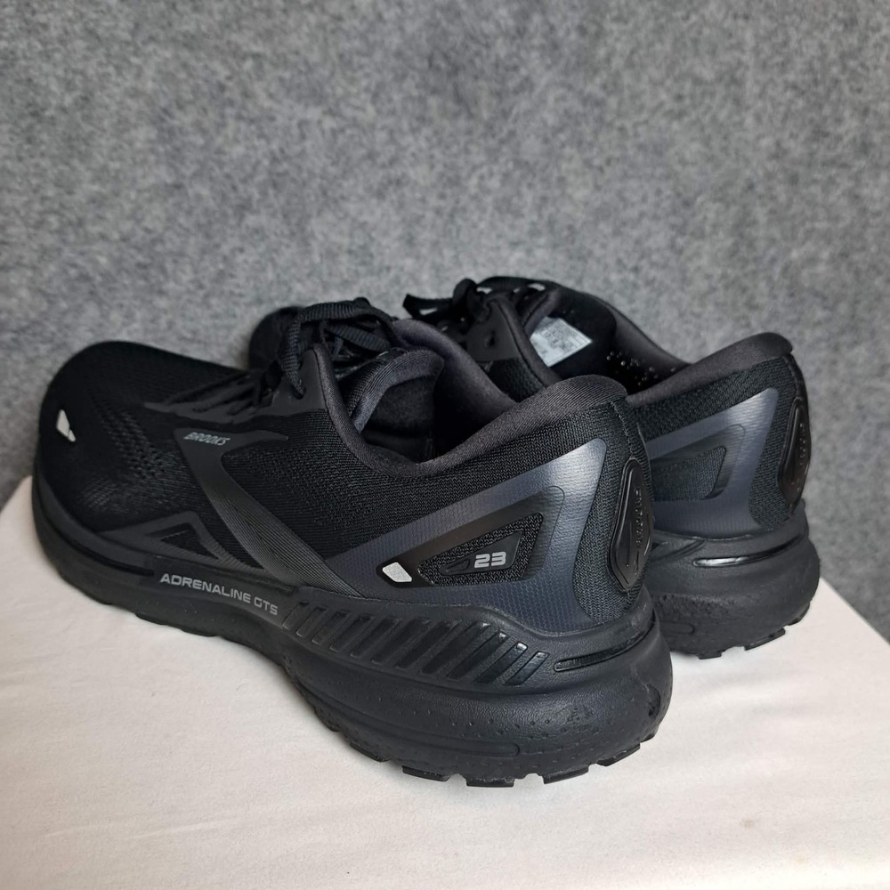 Brooks Adrenaline GTS 23 Running Shoes Men 14D Black Athleisure Walking Sneakers - Picture 5 of 11